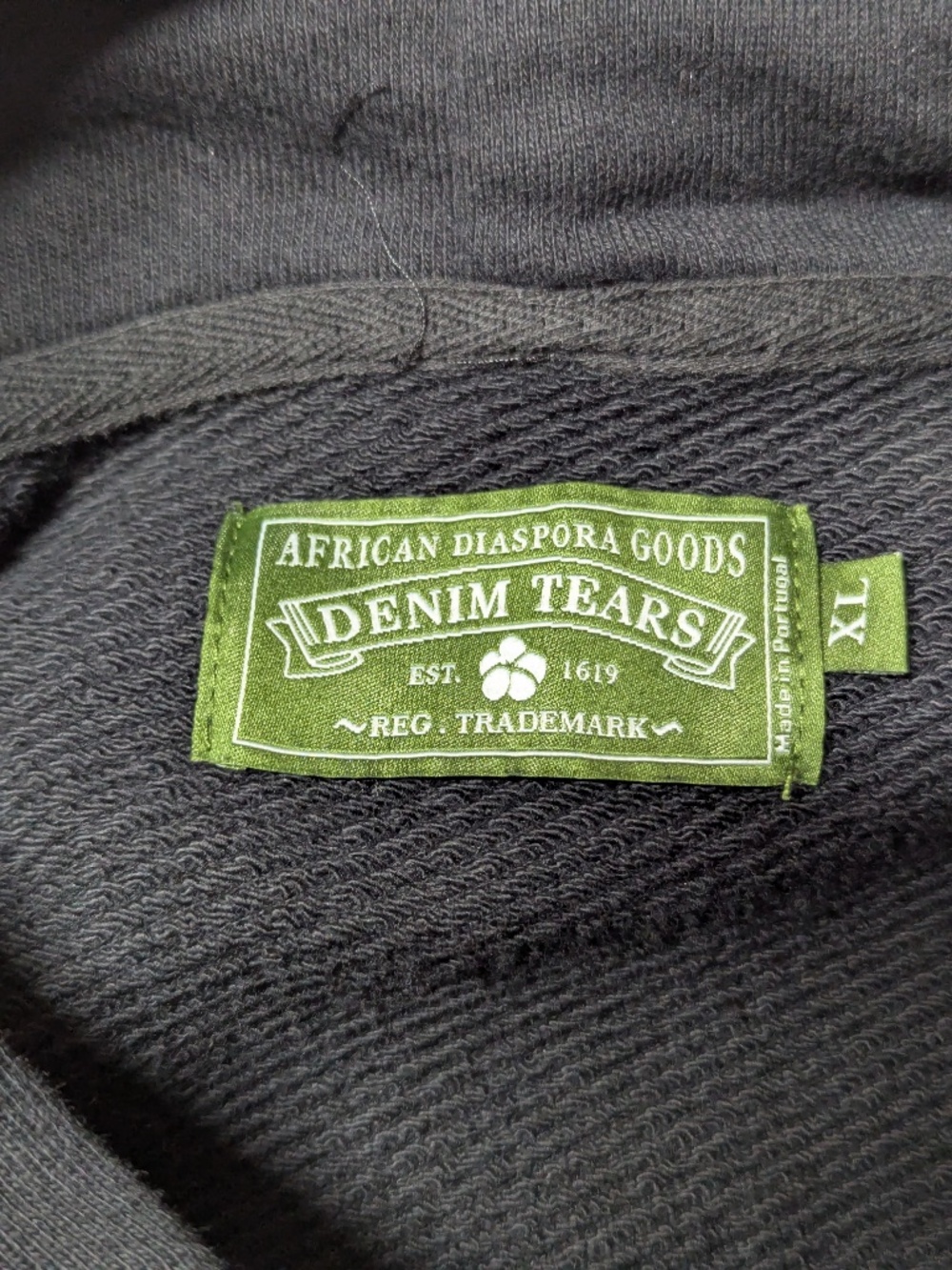 Denim Tears Wreath-Print Hoodie - Size XLarge - Picture 5 of 5